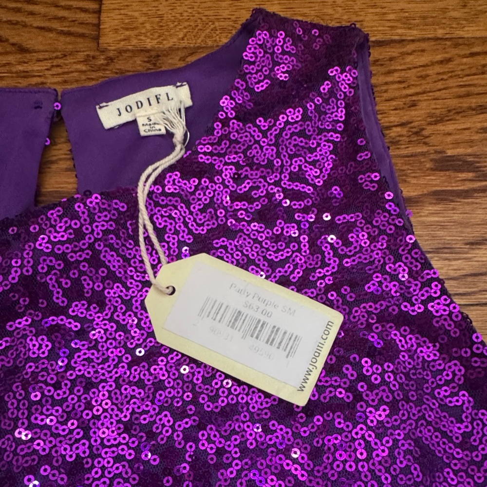 Sequin And Feathers Statement Top - image 3